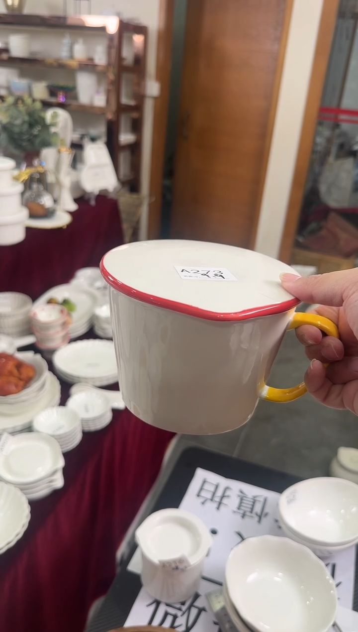 摆件陶大容量泡面碗