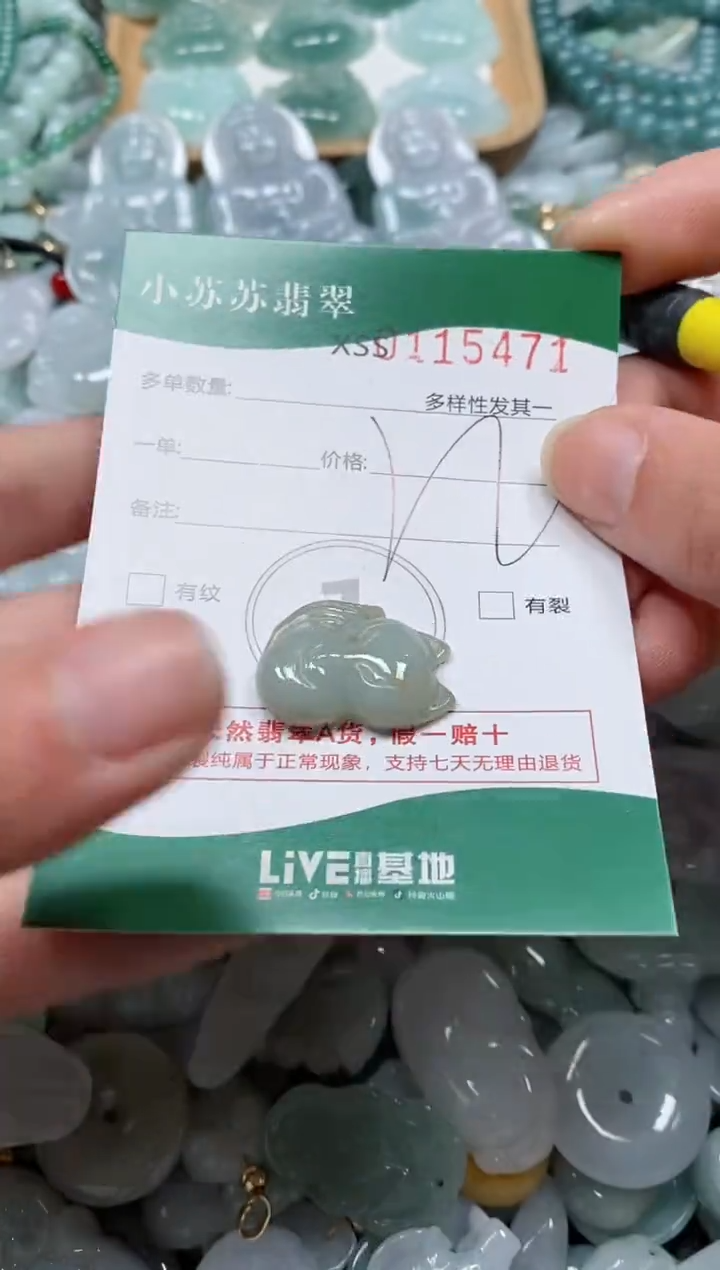 【闪购商品】翡翠颈饰未镶嵌闪购商品0115471