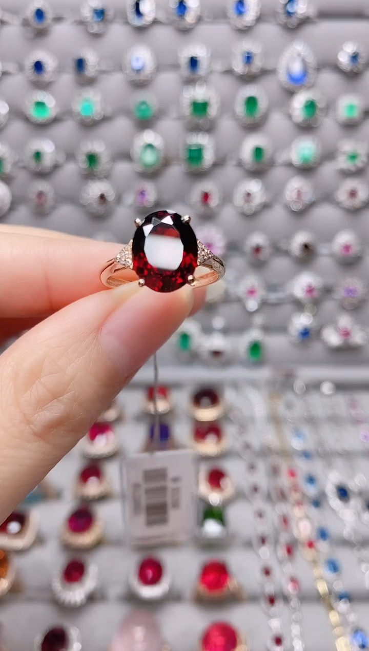 【闪购商品】碧玺18K金戒指18K金镶嵌.