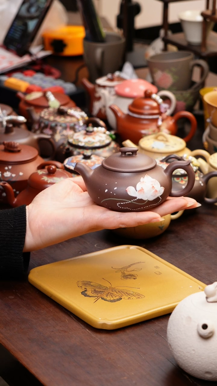 【闪购商品】原矿紫砂壶手工朱泥杯