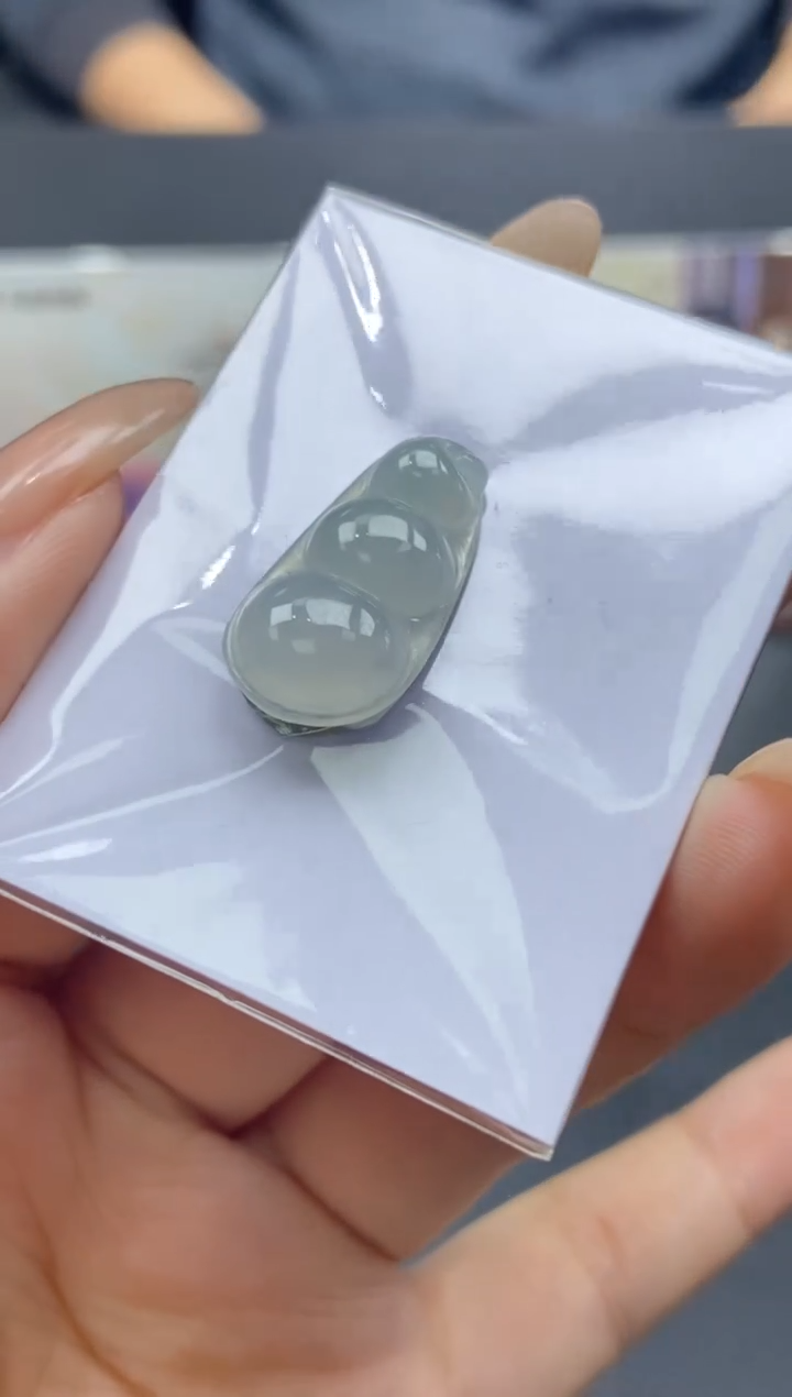 【闪购商品】定制翡翠18K金镶嵌天然翡翠A货32