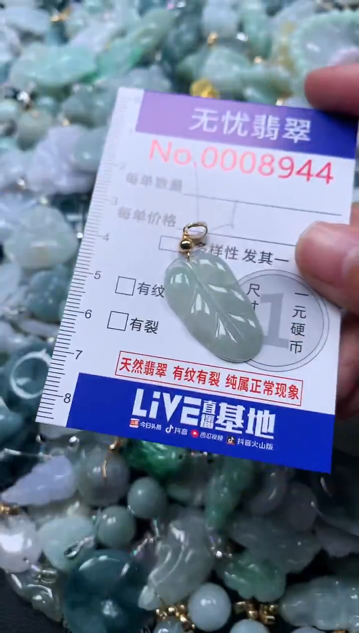 颈饰未镶嵌翡翠8944