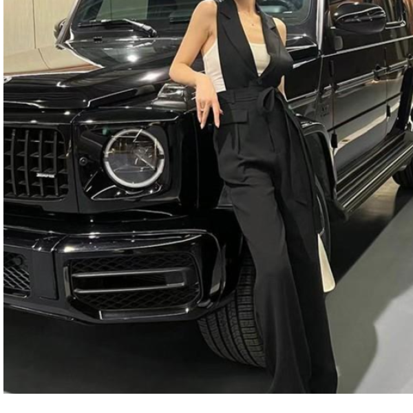 春夏款原创设计白色背心