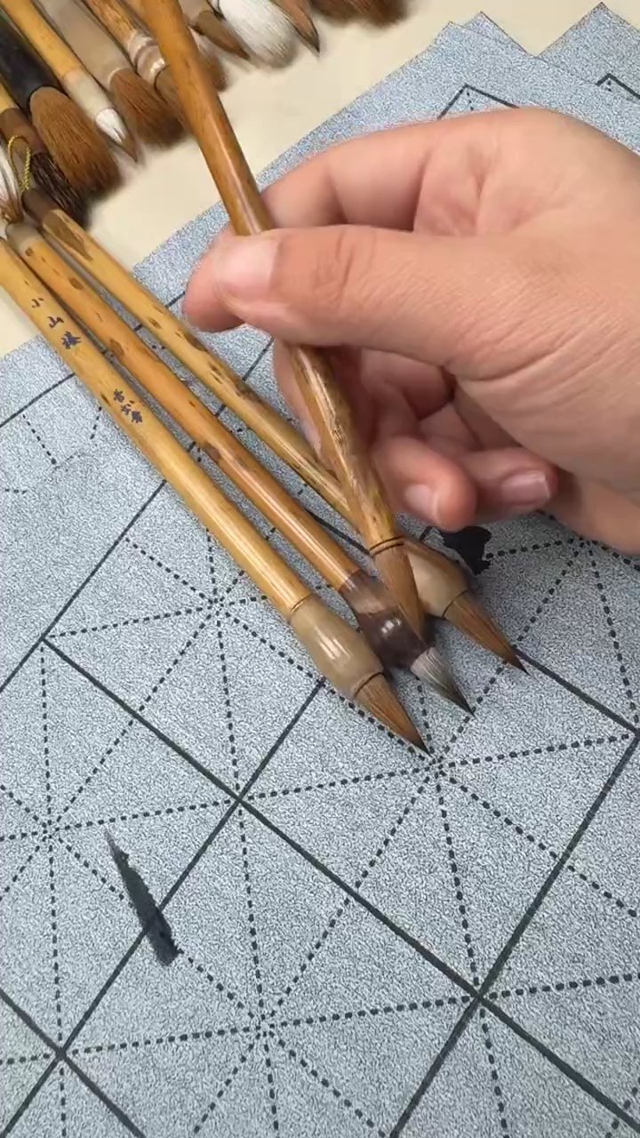 极品狼毫孤品-凤眼鹿角顶