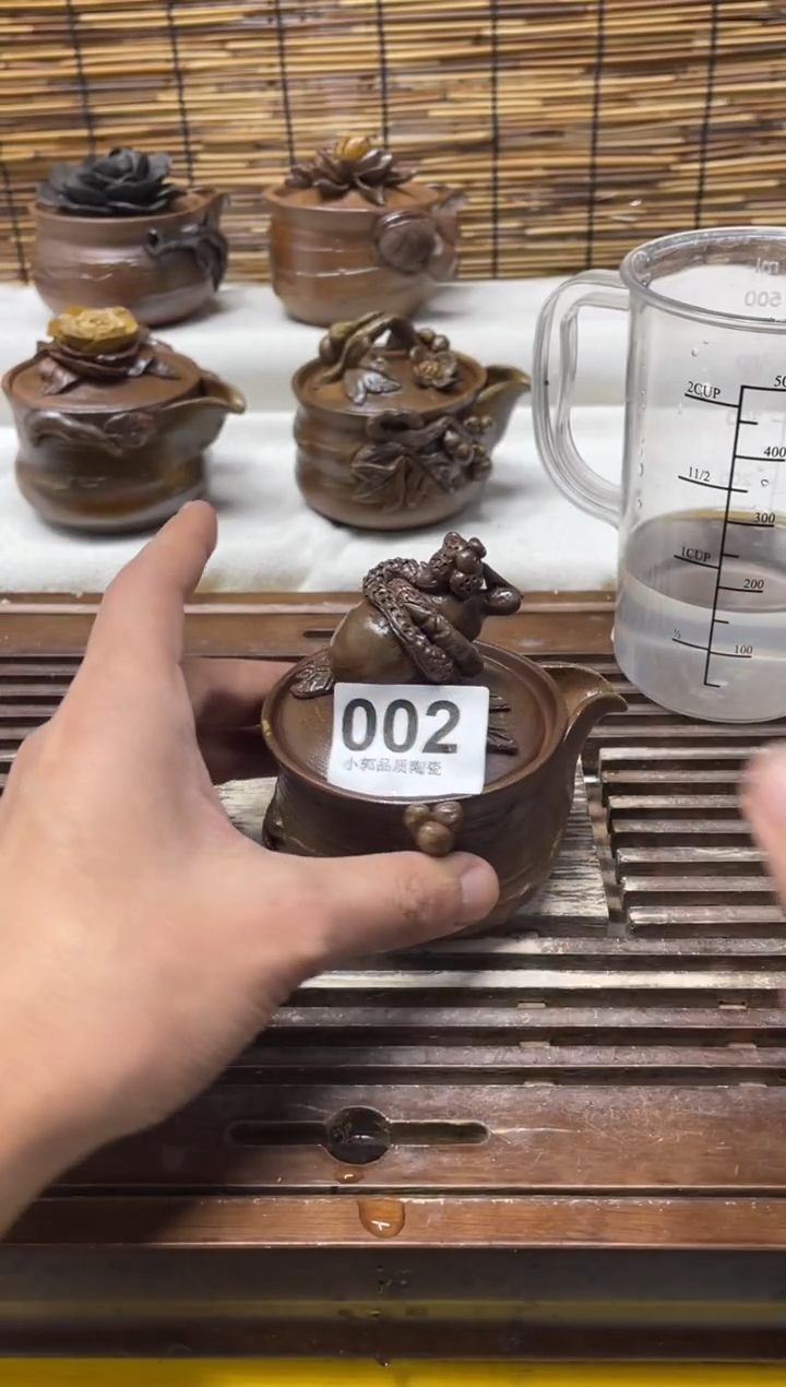 【闪购商品】杯002精美粗陶手工柴烧