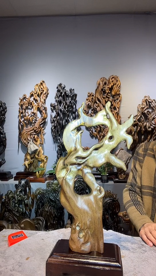 【闪购商品】金丝楠金丝楠小叶桢楠随行摆件20