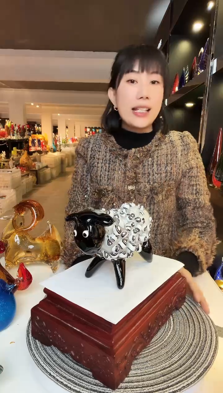 【闪购商品】茶盏琉璃摆件家居摆件