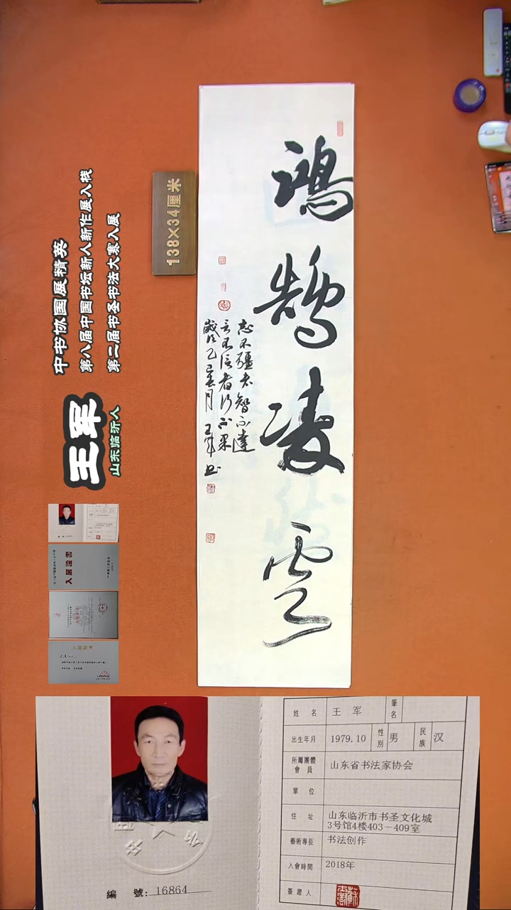 【闪购商品】书法98a王军书法作品