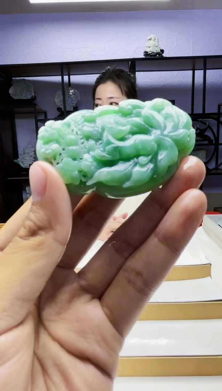 【闪购商品】定制翡翠未镶嵌毛货03060095