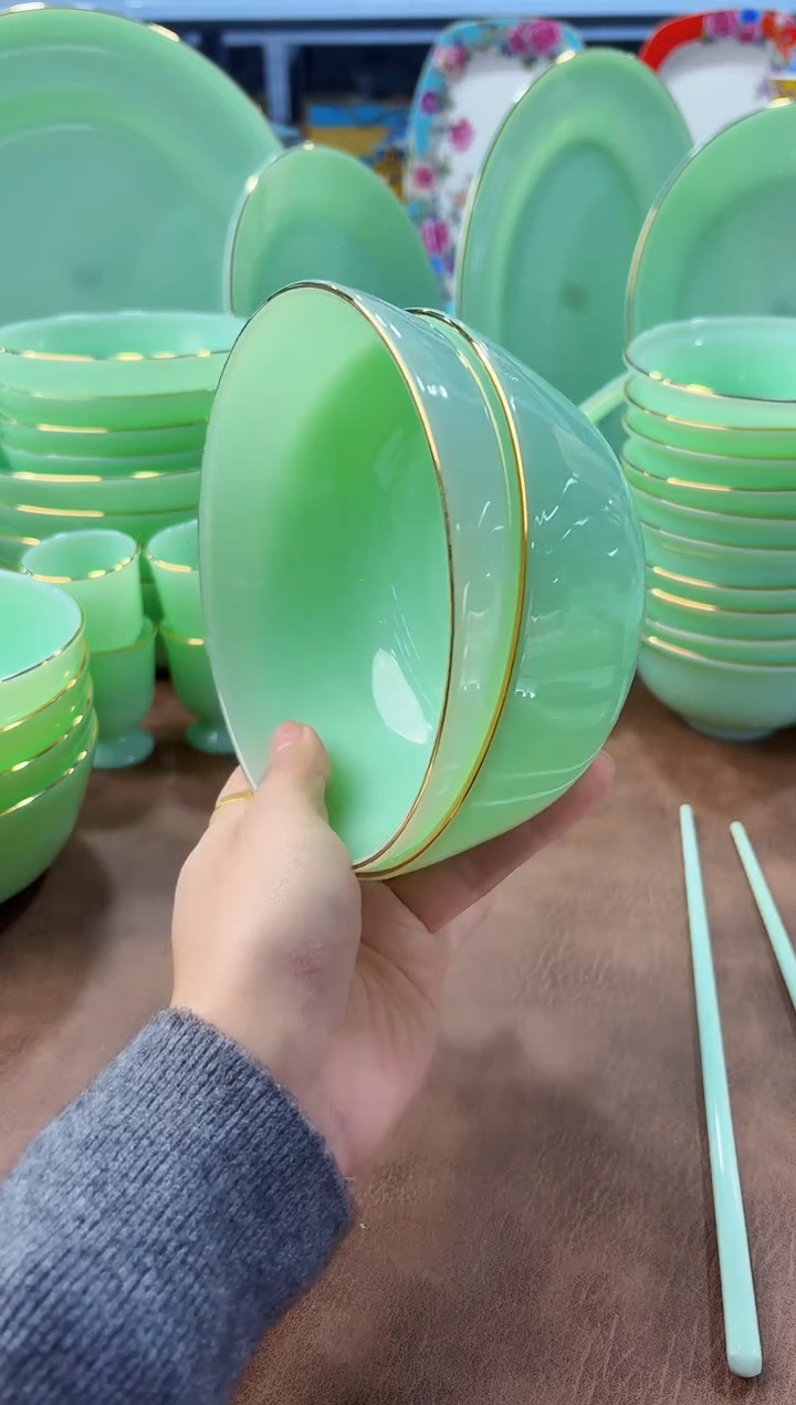 玉瓷  5.5英寸饭碗2个景德镇陶瓷 