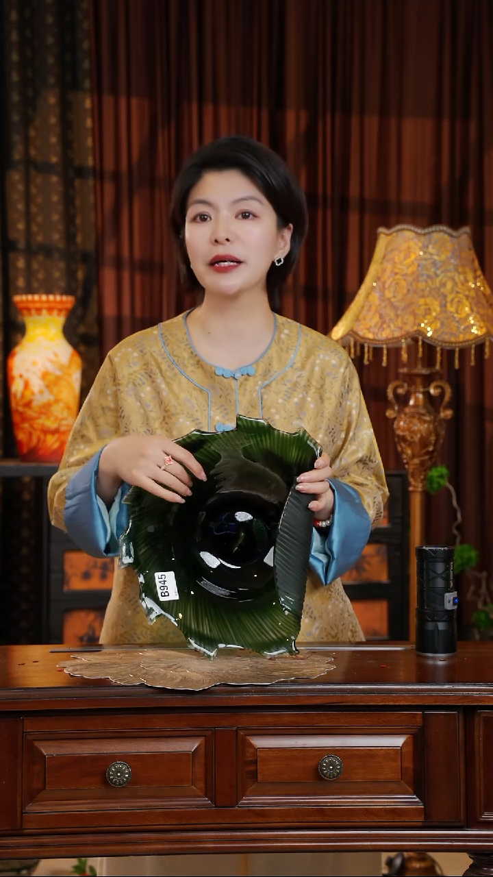 琉璃磨刻--翠螺正品