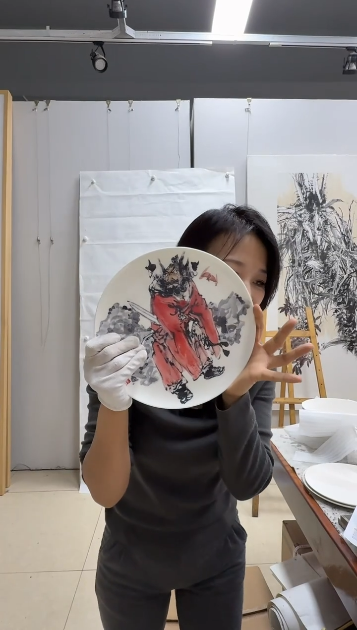 国画炳山艺术--老师作品 