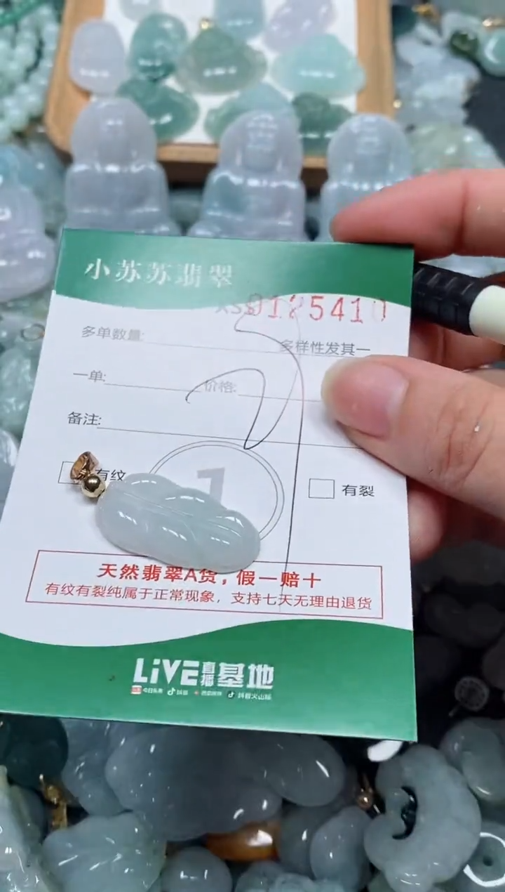 【闪购商品】翡翠颈饰未镶嵌闪购商品0125410