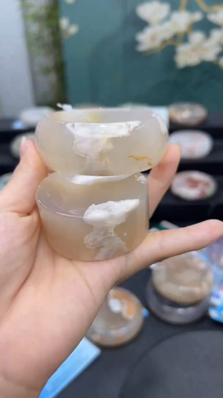 【闪购商品】石英质玉手镯未镶嵌A789(58圈赠送镯心)