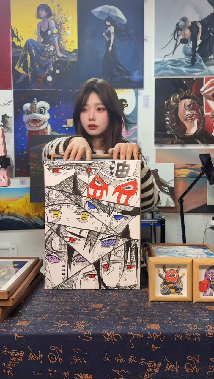 丙烯画酷*火影合集丙烯画y