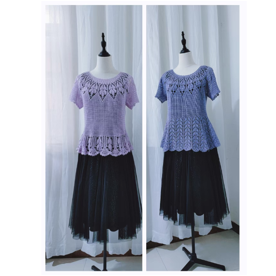 白云叶影小衫教程