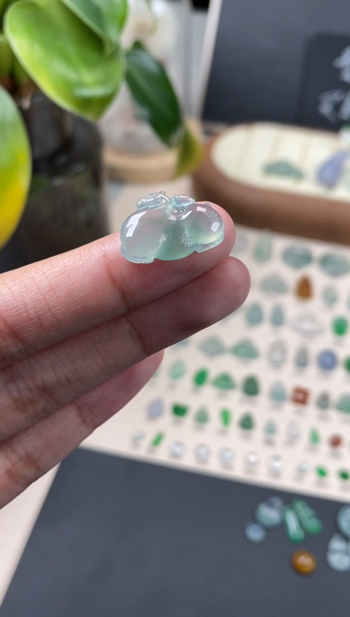 【闪购商品】翡翠颈饰未镶嵌翡翠冰晴裸石