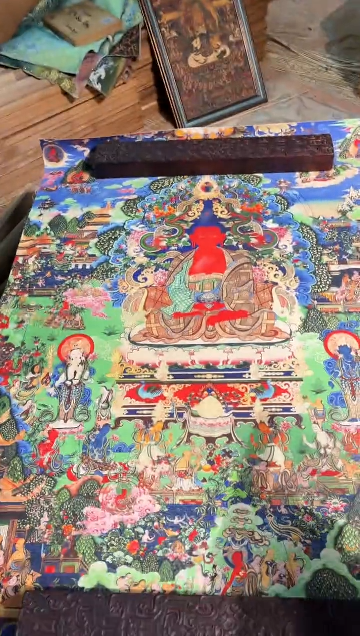卷轴画东东唐卡tk16