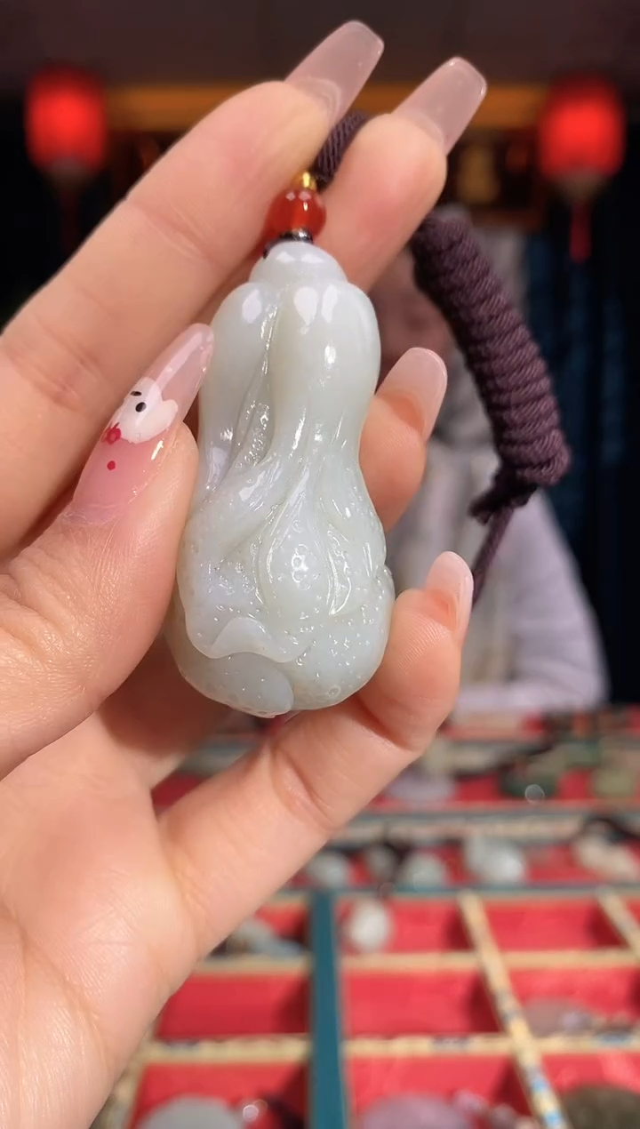 【闪购商品】和田玉颈饰未镶嵌白菜