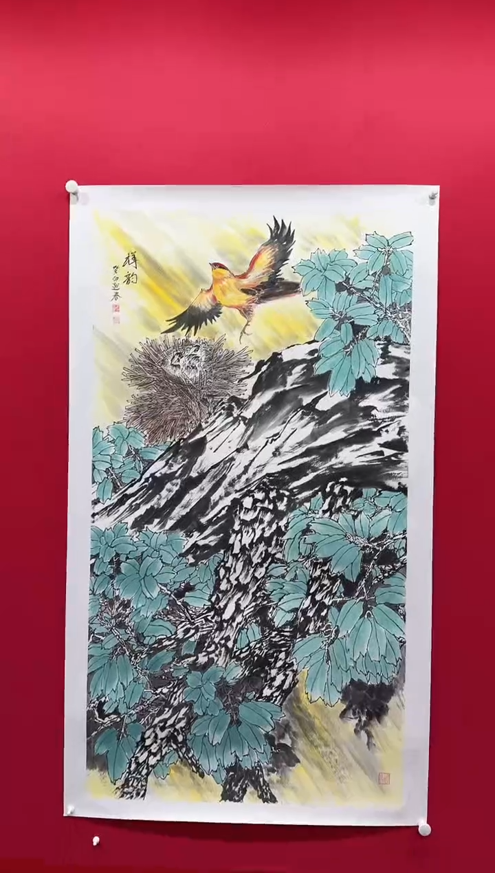 【闪购商品】国画王迎春97*180..........