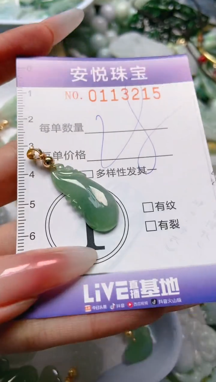 【闪购商品】翡翠颈饰未镶嵌闪购0113215