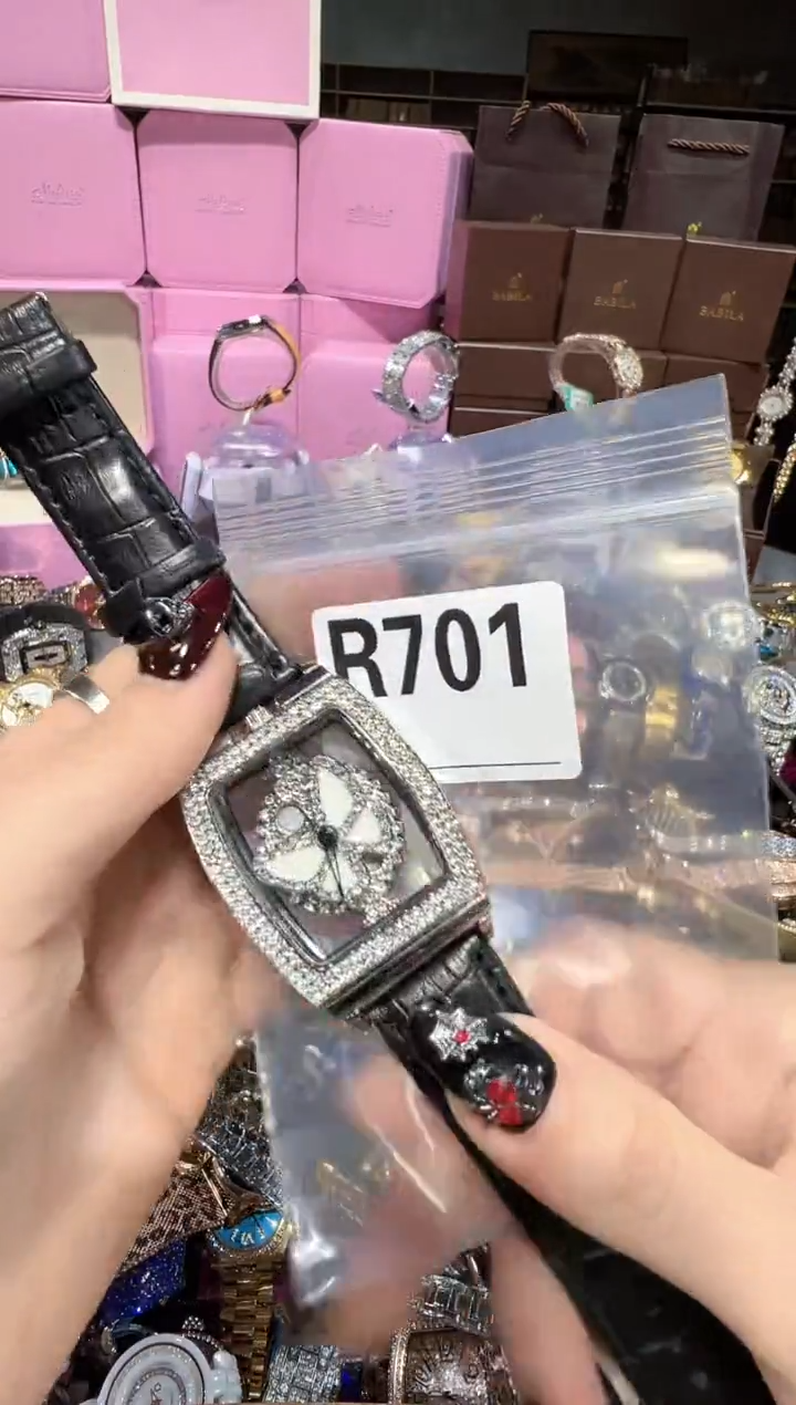 石英机芯不锈钢不锈钢直播定闪专用