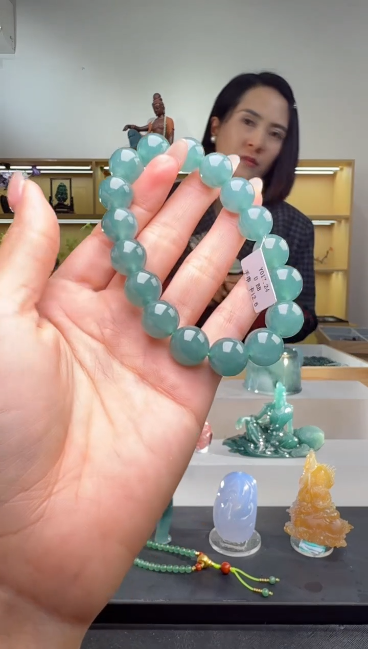 未镶嵌手串翡翠手串（多样性发其一）12+