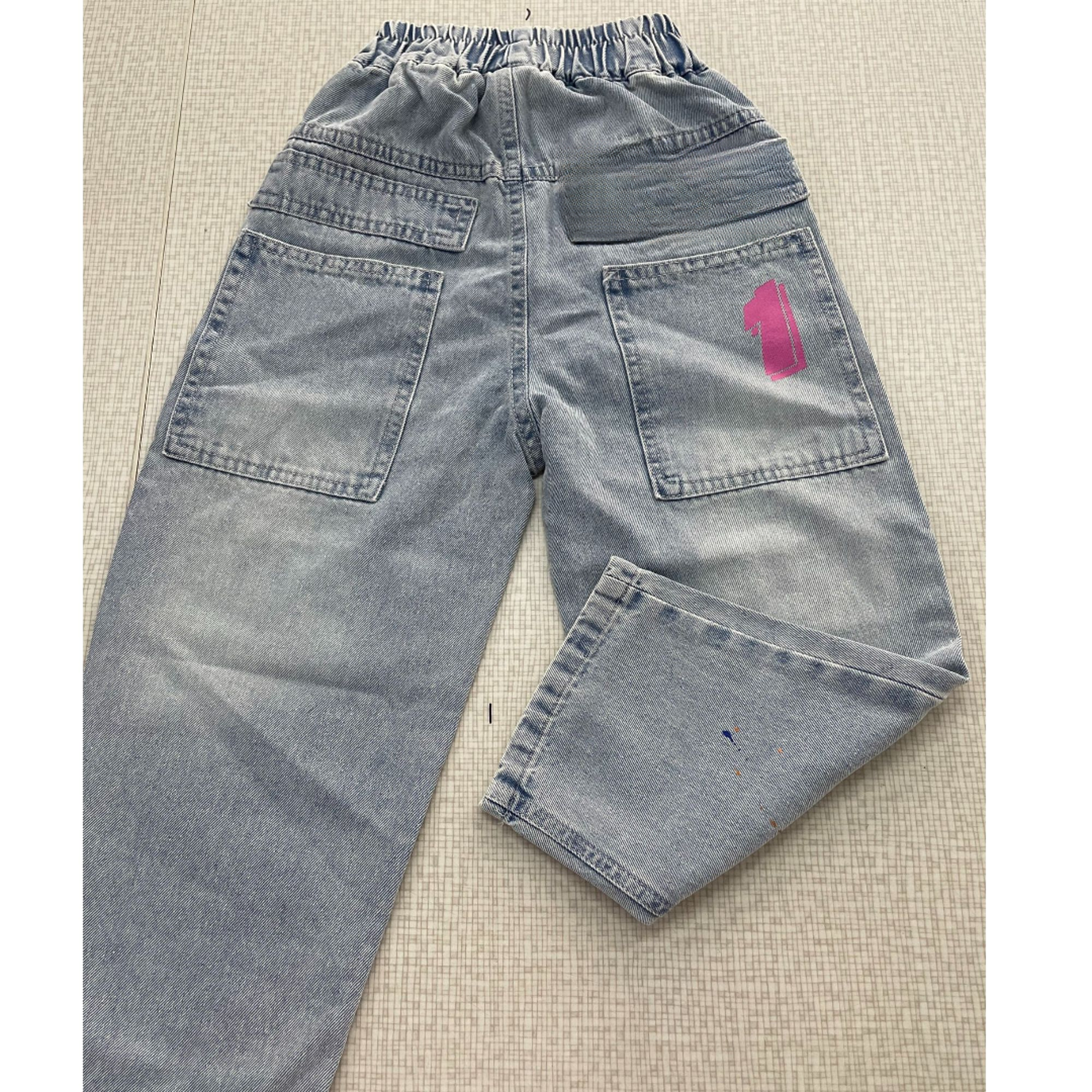 【牛仔裤K28】浅色牛仔裤 童装偶有微瑕 