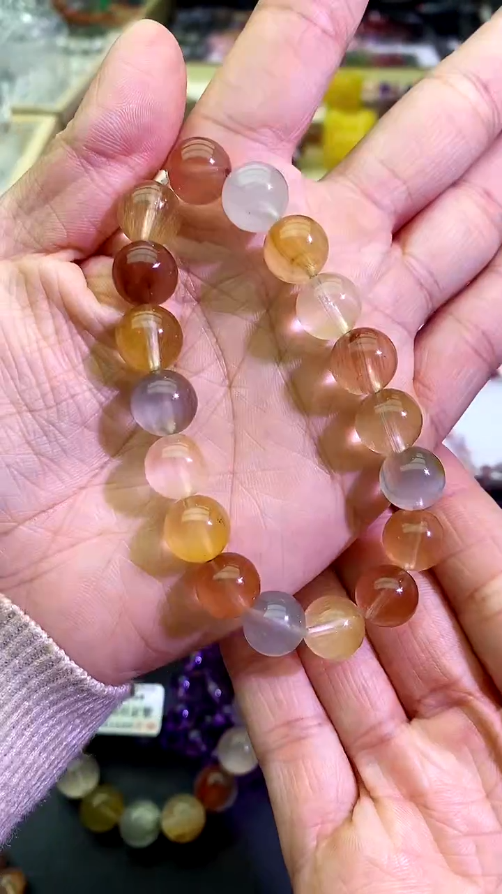 【闪购商品】水晶手链未镶嵌彩兔毛