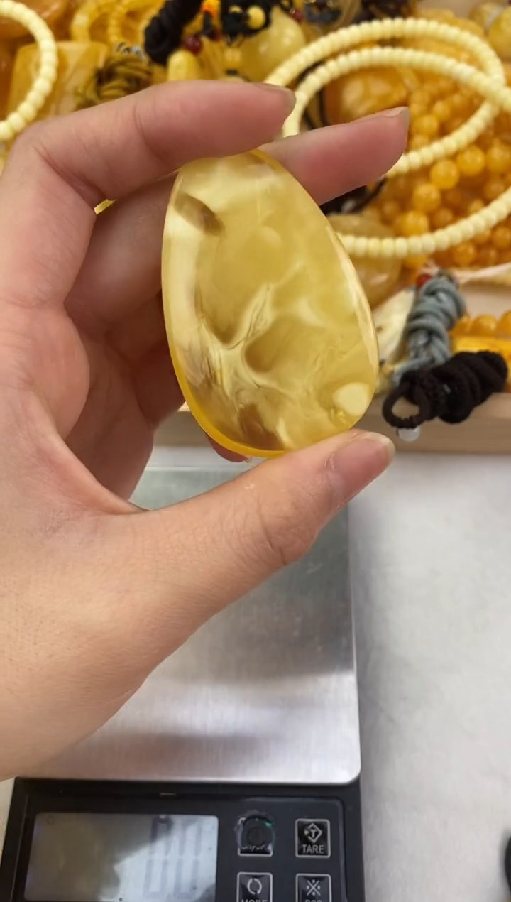 裸石琥珀未镶嵌天然琥珀蜜蜡