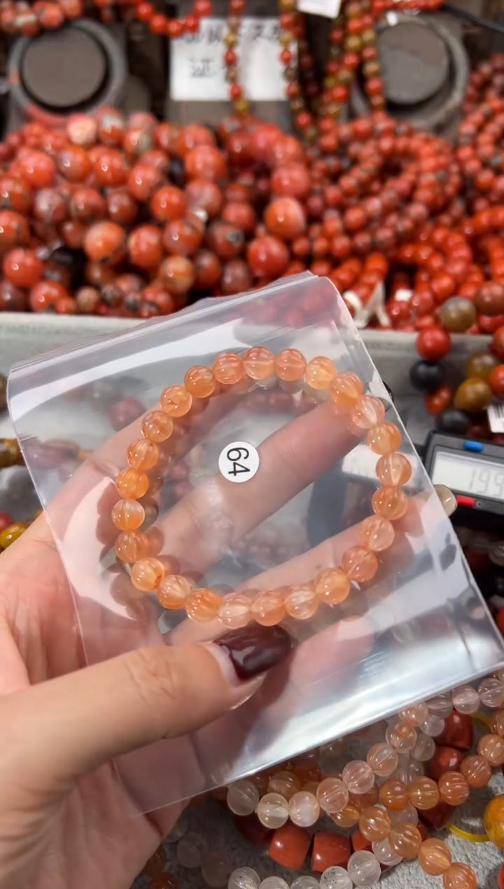 未镶嵌手串南红玛瑙7+