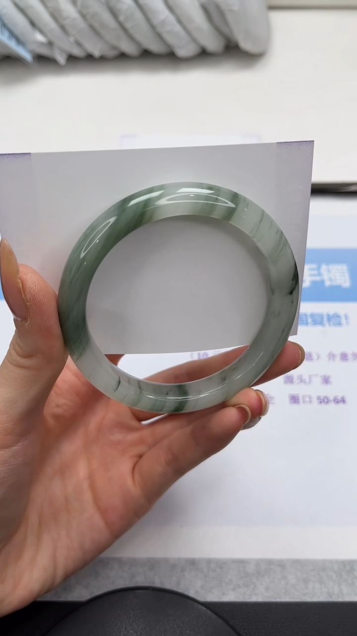 未镶嵌手镯石英质玉v169-58.5