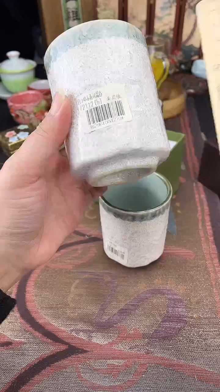 瓷片小**素散瓷默认微瑕，看清尺寸品相再拍