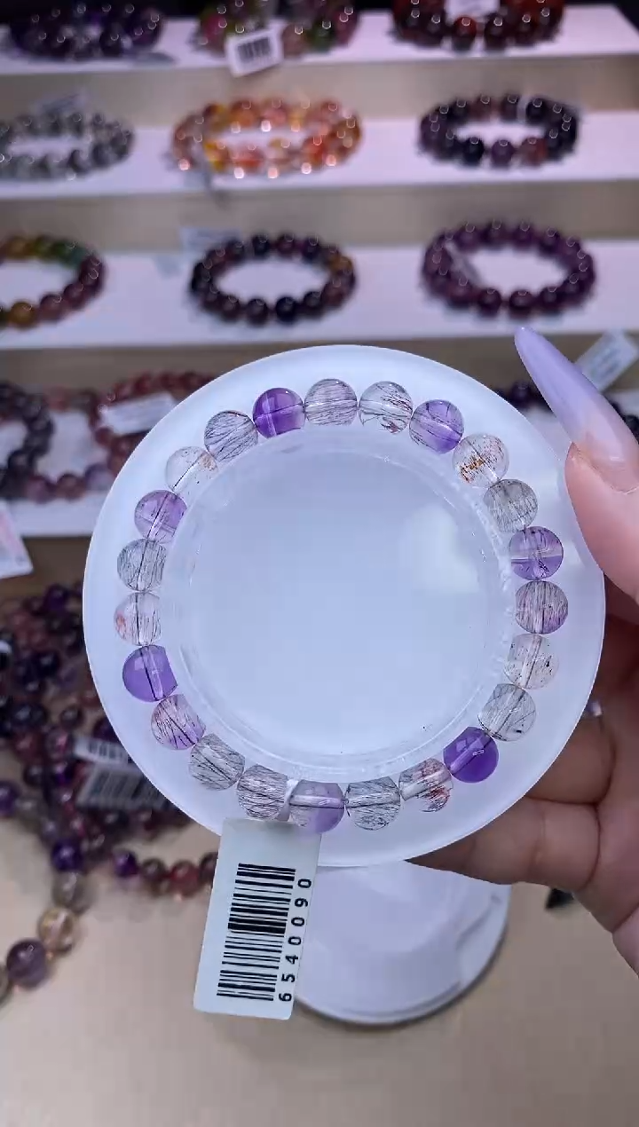 水晶手链未镶嵌仙女超七单圈8m+