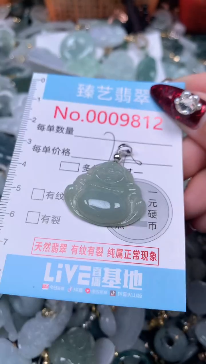 颈饰未镶嵌翡翠9812