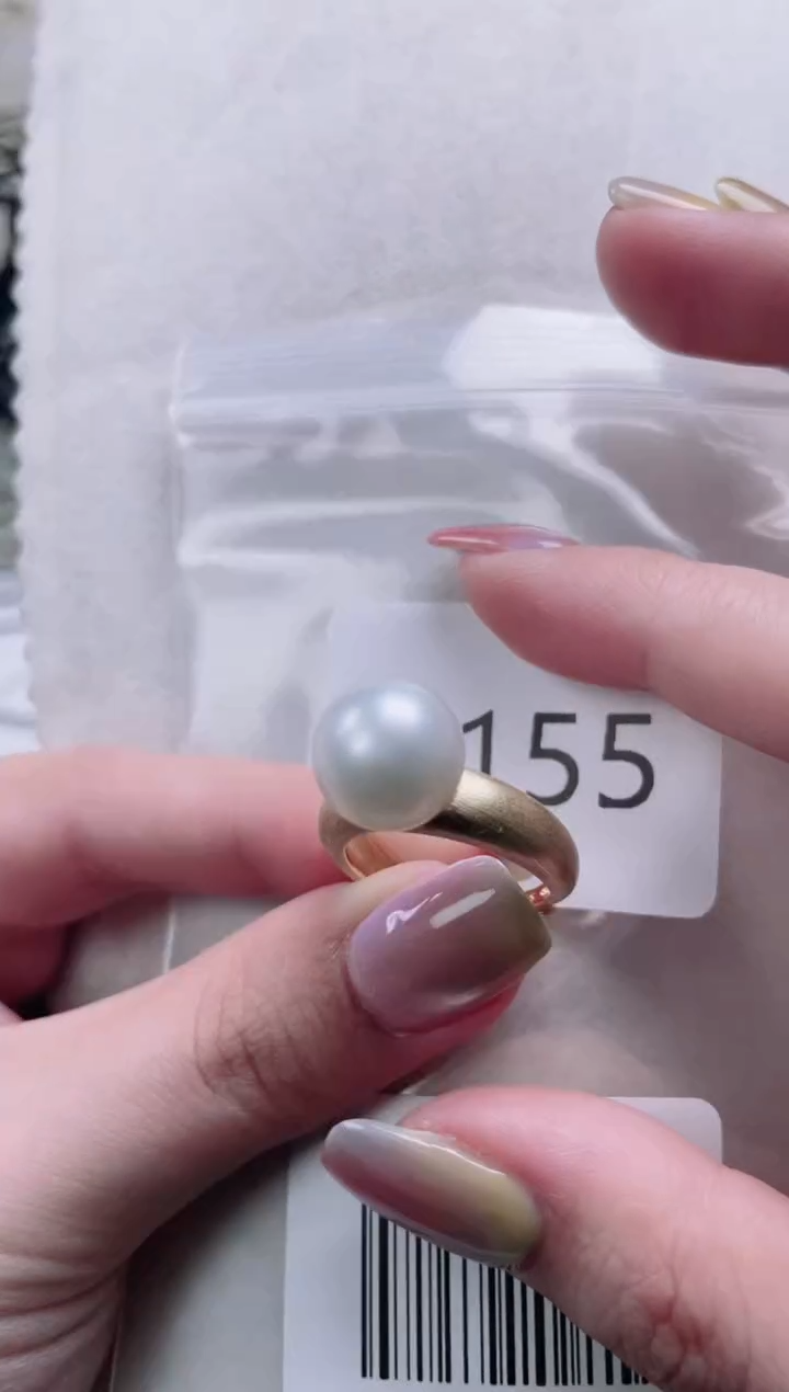 【闪购商品】海水珍珠戒指银S925镶嵌V155