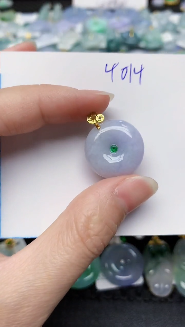 颈饰未镶嵌翡翠天然缅甸A货翡翠百元以上9元证书费自理