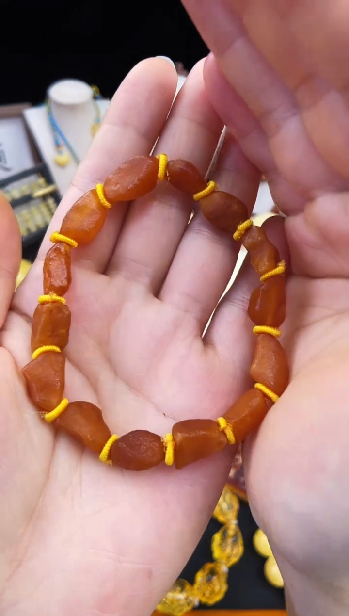 琥珀未镶嵌珠宝奇石柒月