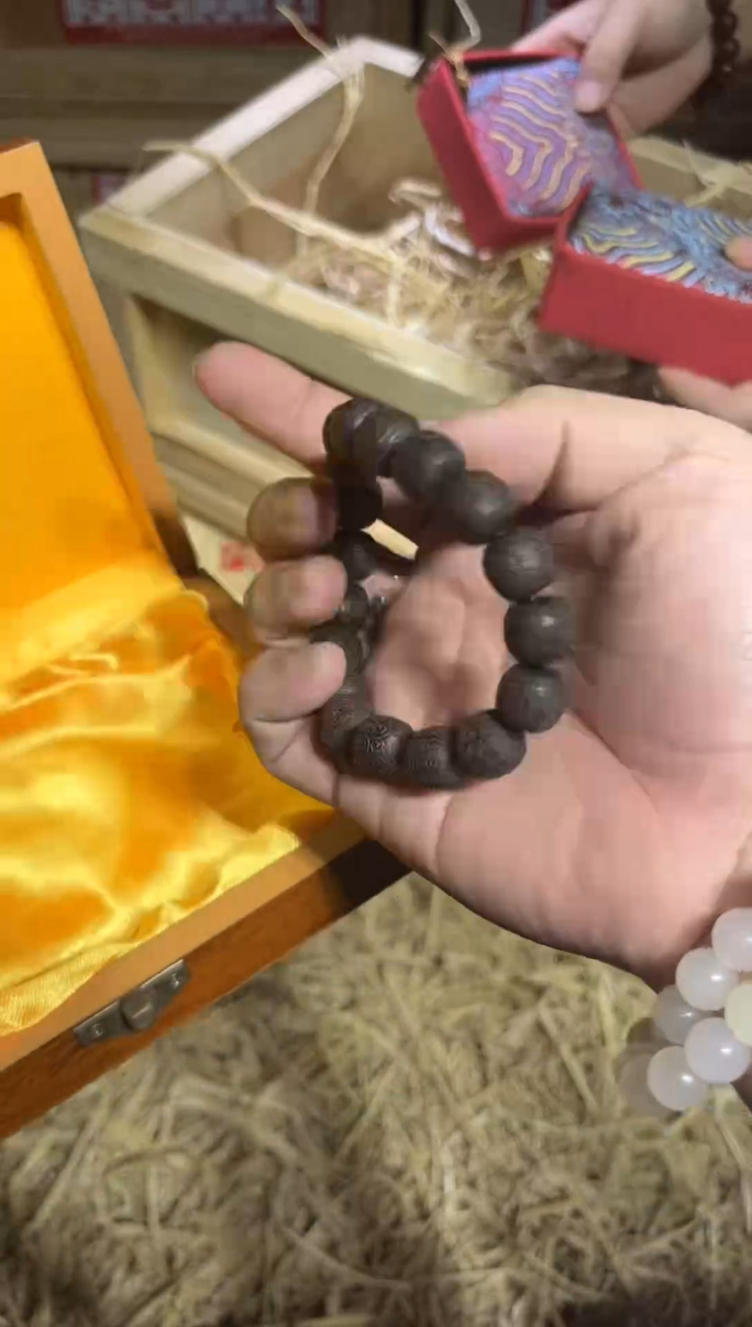 紫檀木类端景台葫芦饰品手工艺品