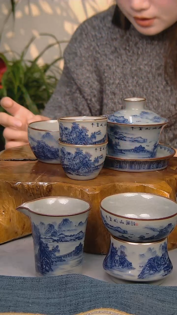 【闪购商品】简装家用款6件套 陶瓷家用茶具系列