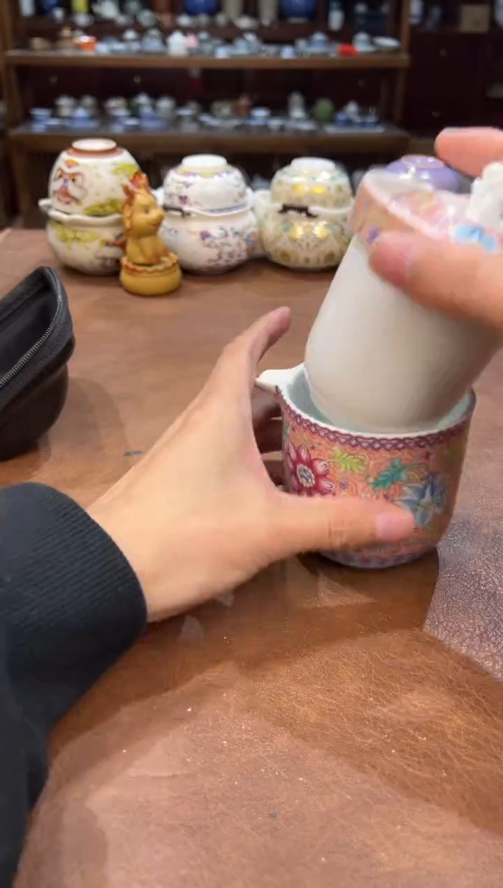 真的很便宜会开片的旅行茶具·