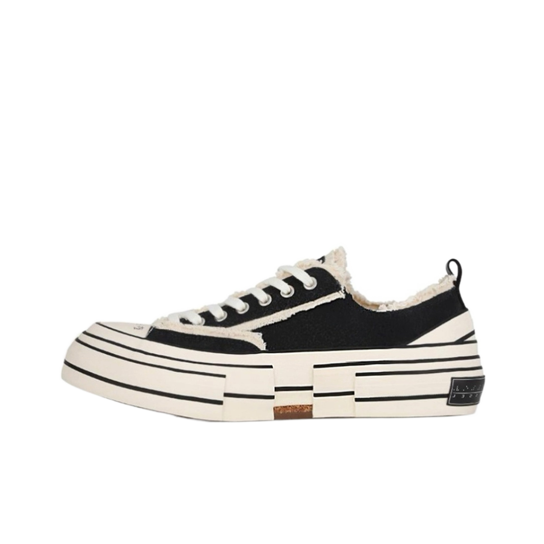 【顶】-建 豪同款O-G版通用侧标厚底增高乞丐风帆布板鞋百