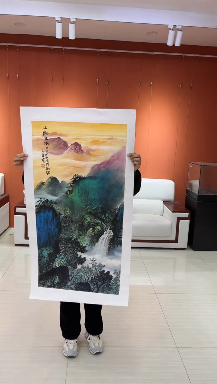 【闪购商品】国画郑乐华绘画作品21-13