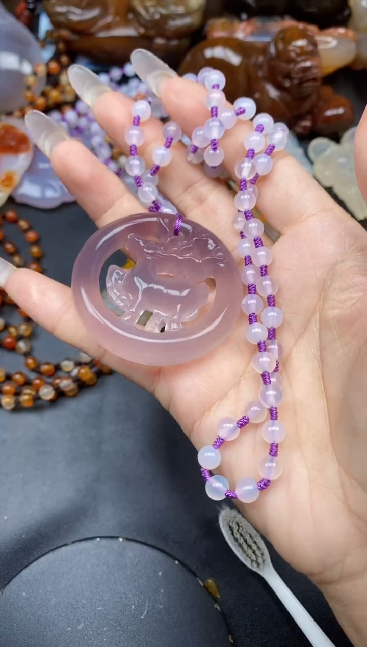 【闪购商品】玛瑙/玉髓颈饰未镶嵌ll