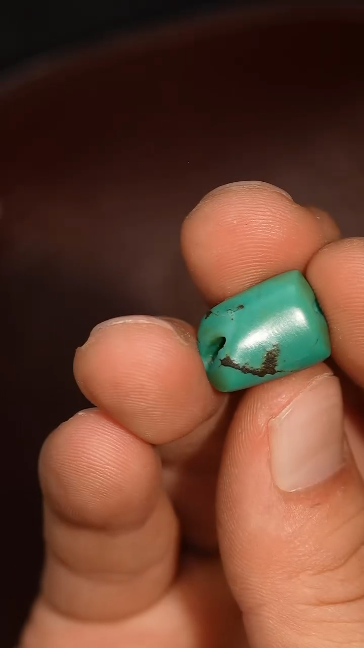 绿松石未镶嵌颈饰冲赛康胡子哥，DIY一49