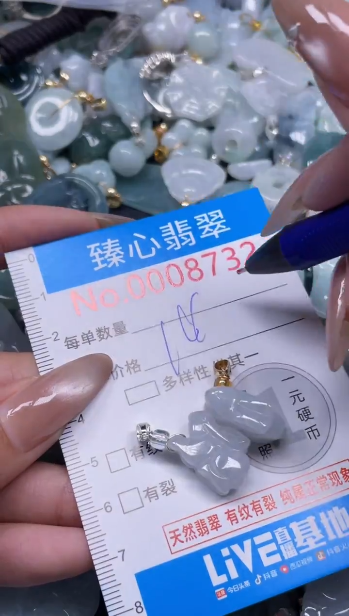 颈饰未镶嵌翡翠8732