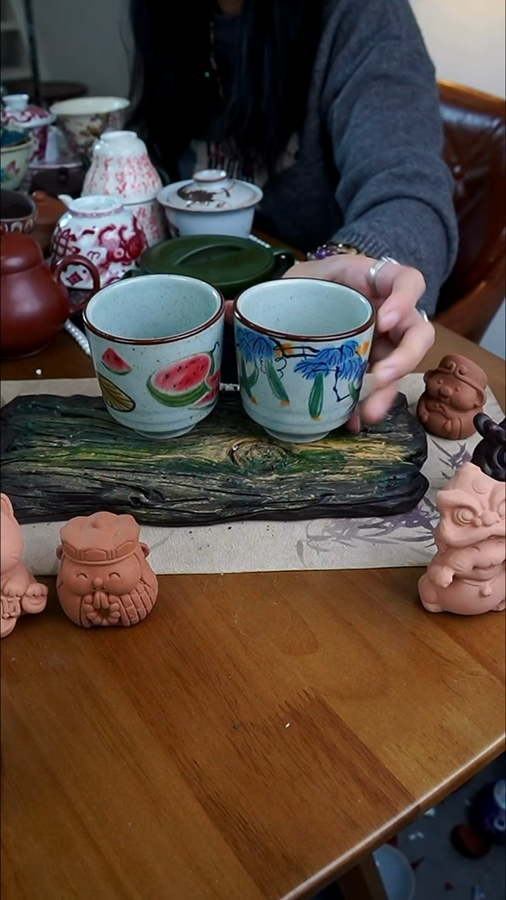 【茶瓷物语】两个杯子