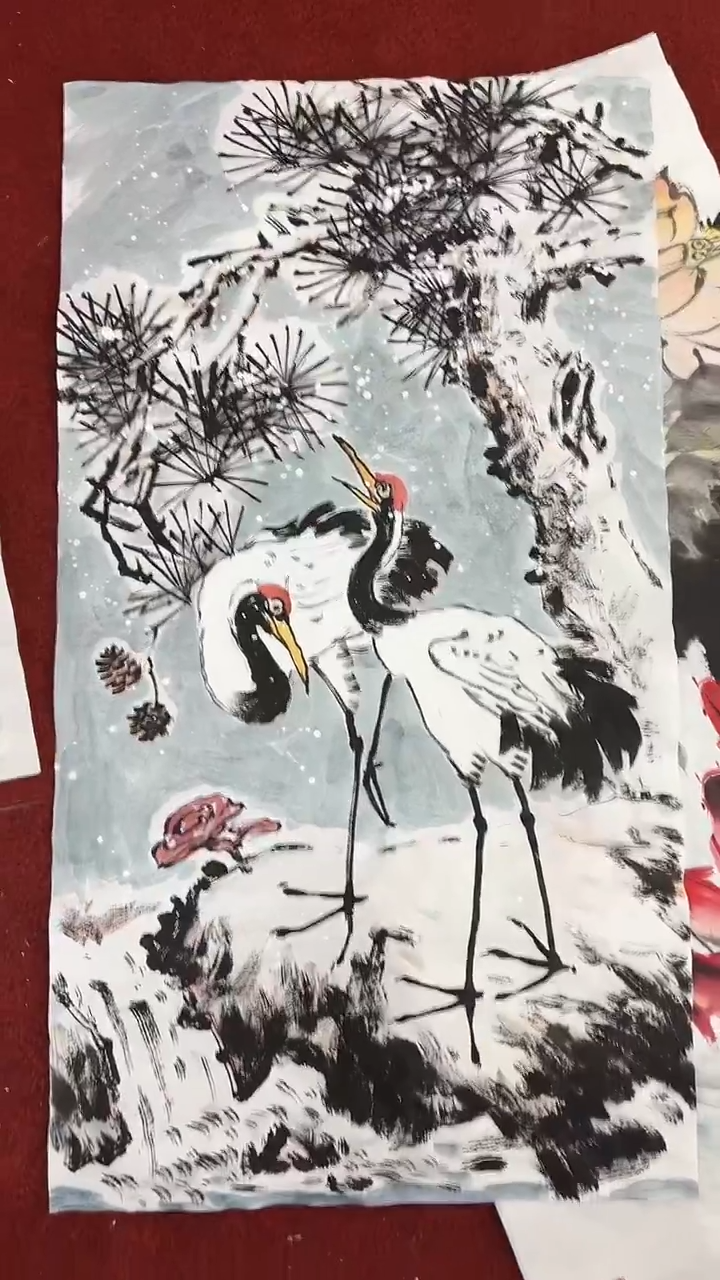 国画直播福利/国画/花鸟