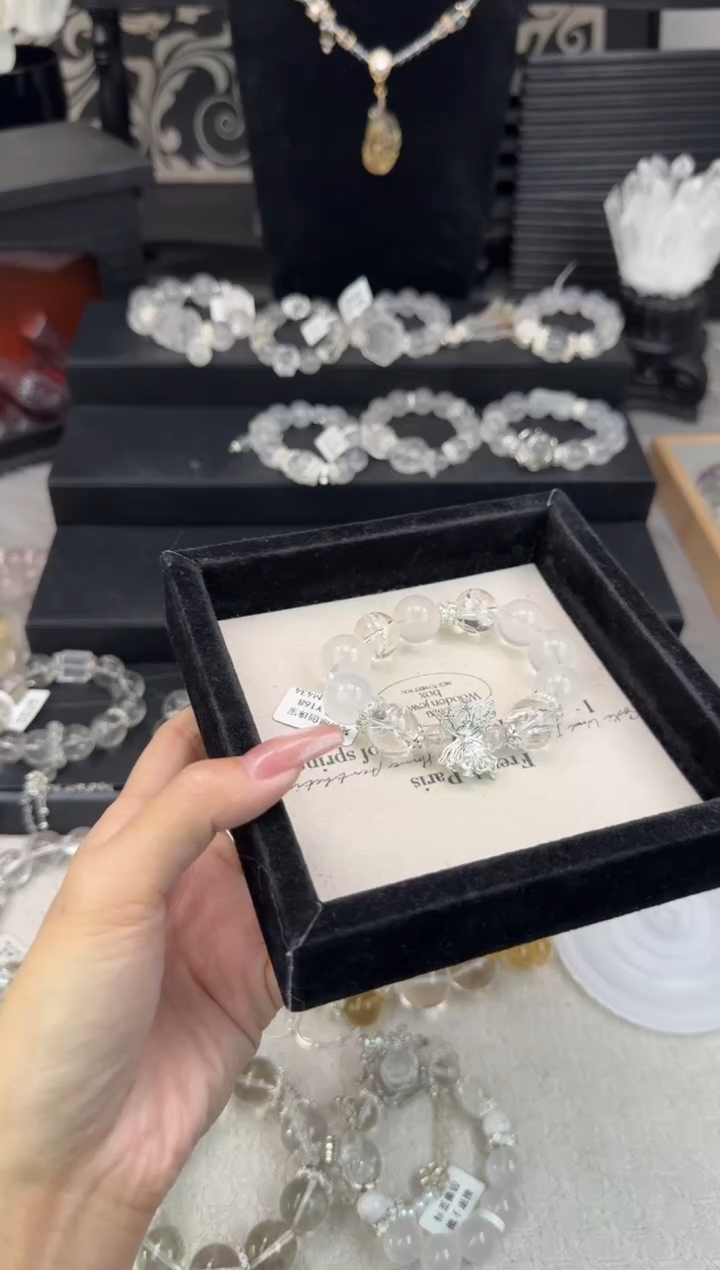 水晶手链未镶嵌天然水晶 多样性发货