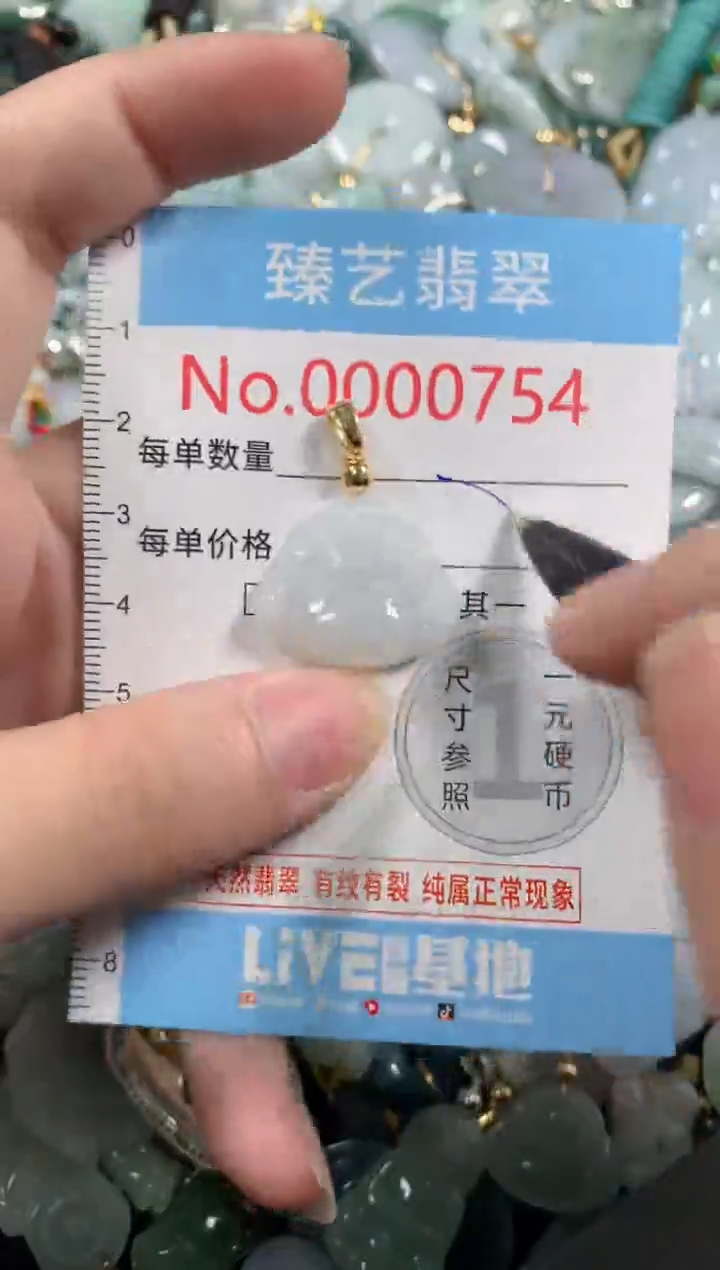 吊坠(不含链)未镶嵌翡翠754